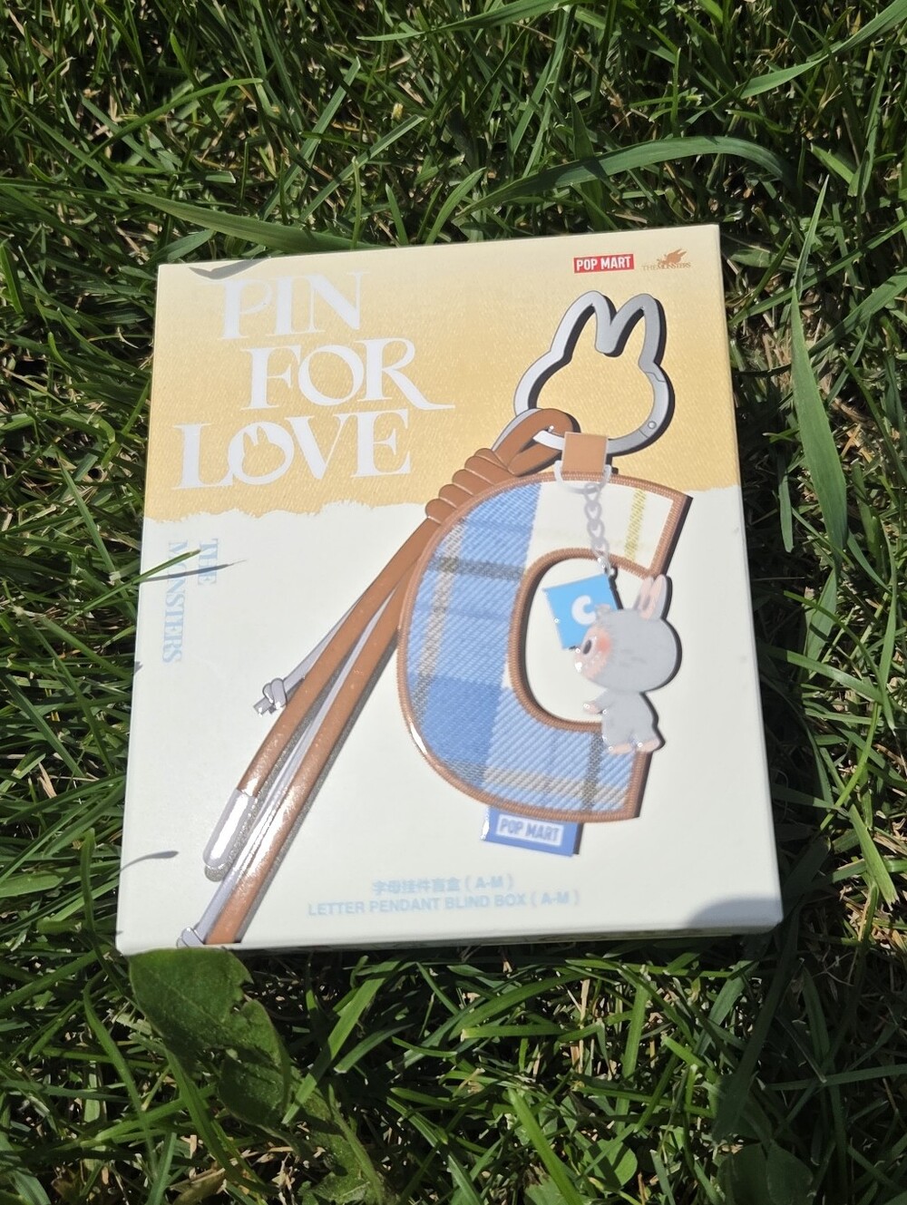 Pop Mart The Monsters Pin For Love Letter Pendant Confirmed Letter K